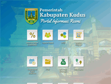 Tablet Screenshot of kuduskab.go.id