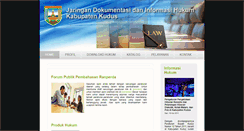 Desktop Screenshot of hukum.kuduskab.go.id